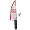 - Large Bloody Knife 16" Long, Prank Toy, Fake Plastic Blade with Stains Costume Prop for Halloween Haunted House April Fools